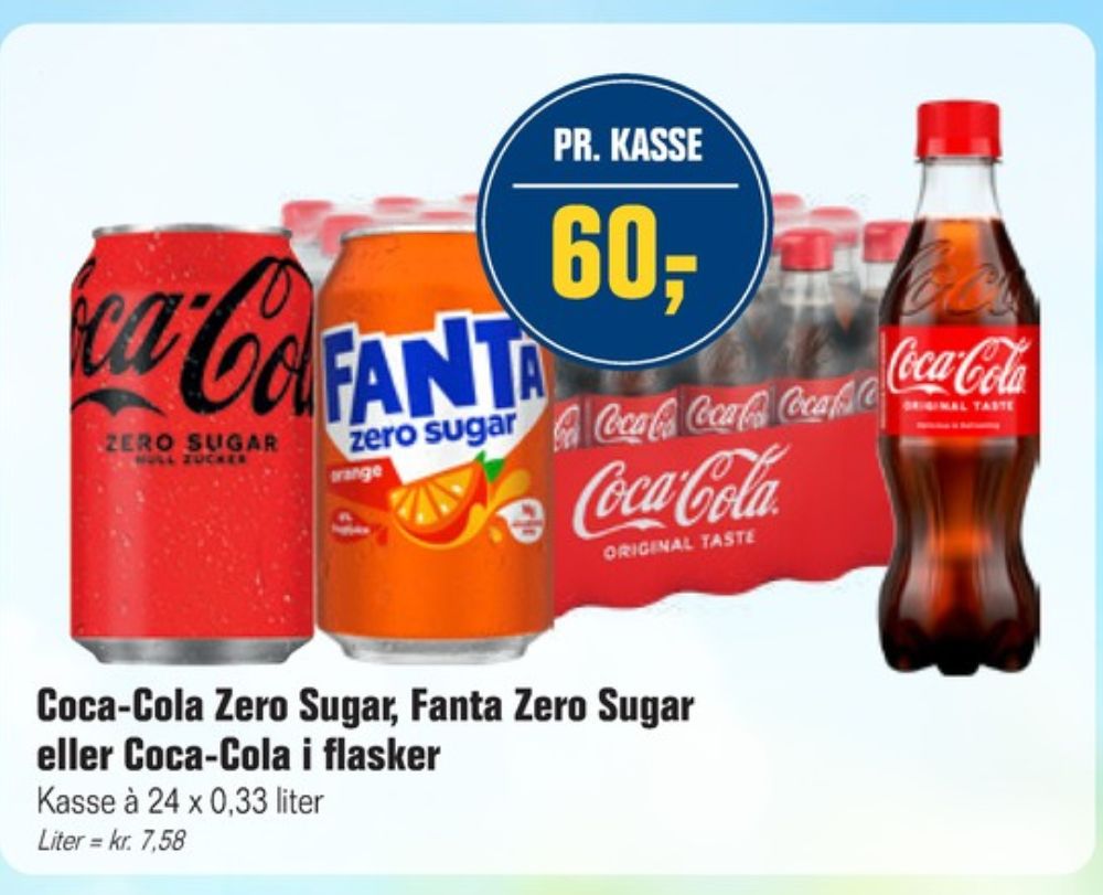 Coca Cola Zero, Cola 24 pk.