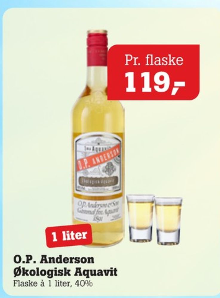 OP Anderson Original, Akvavit