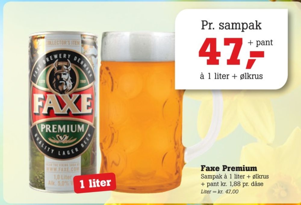 Faxe Premium, Øl