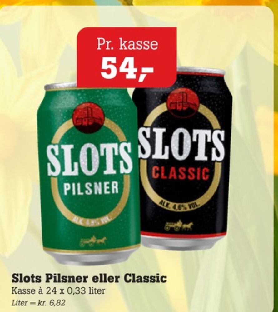 Slots Classic, Øl 24 pk.