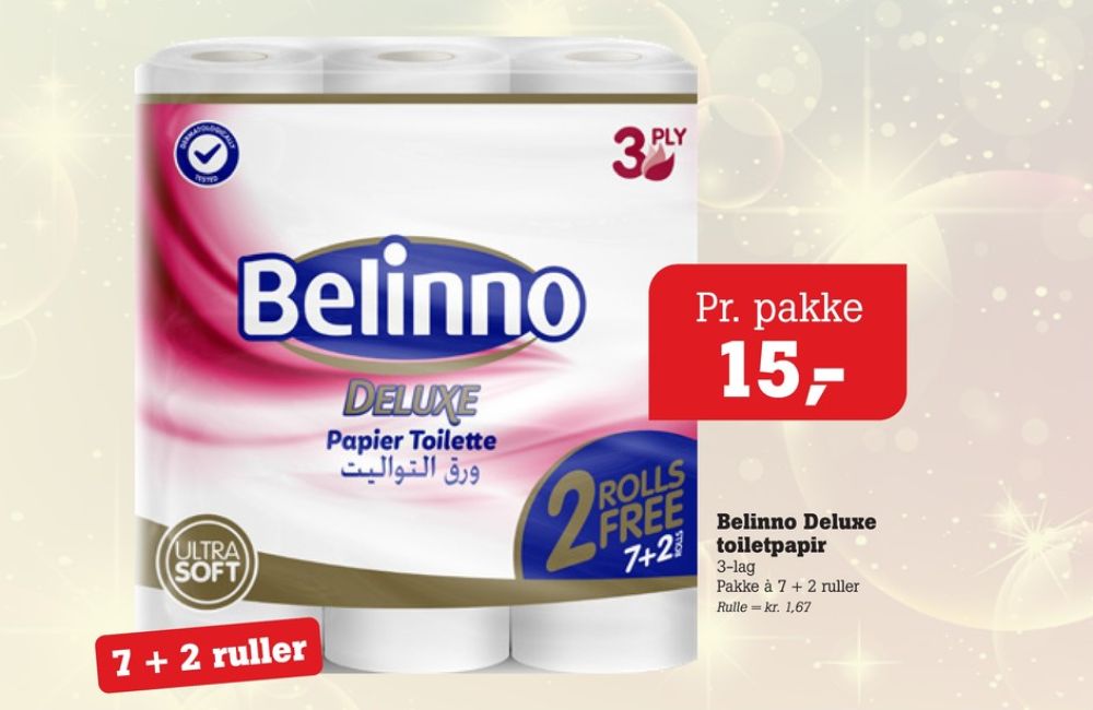 Belinno Deluxe, Toiletpapir