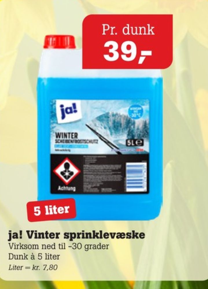 ja!, Sprinklervæske