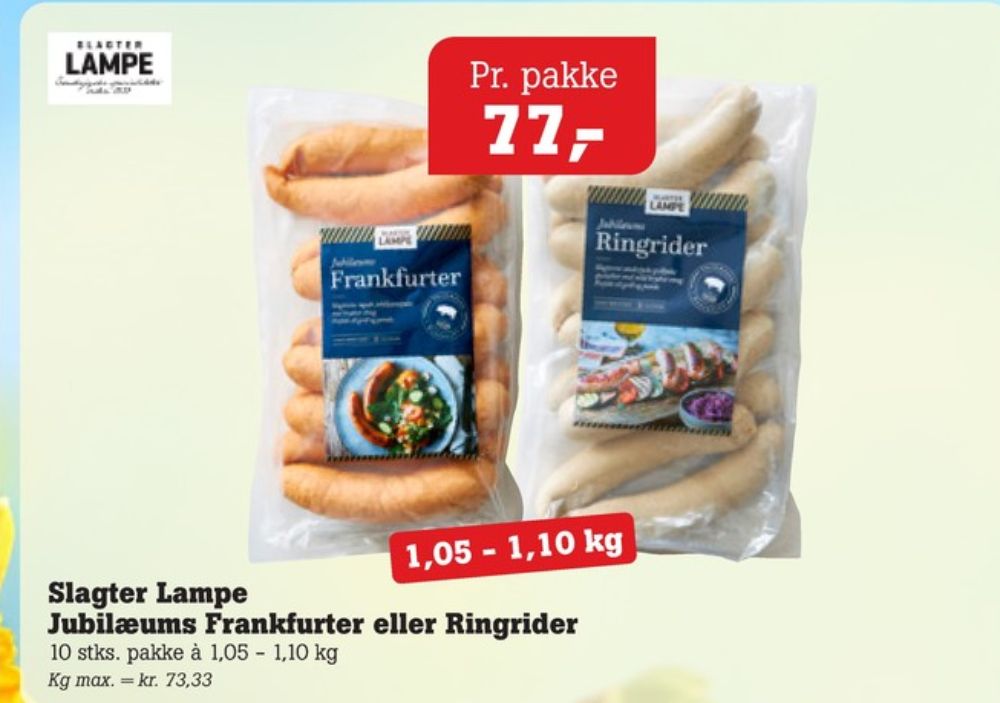 Slagter Lampe, Ringriderpølser