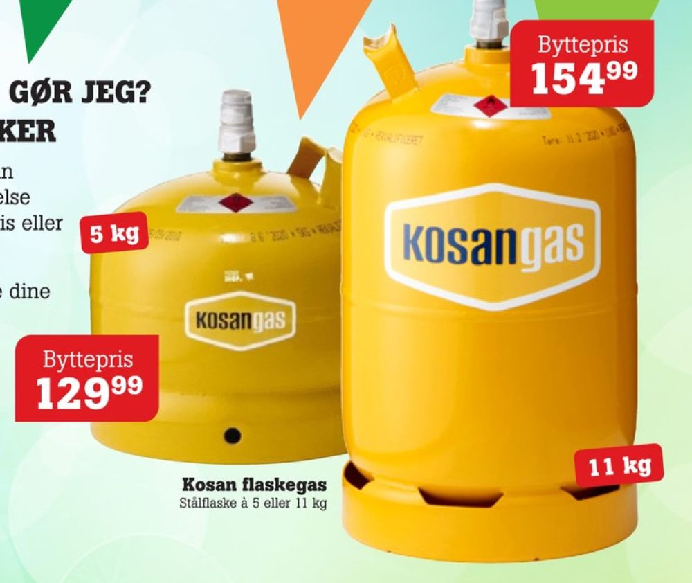 Kosan, Gasflaske