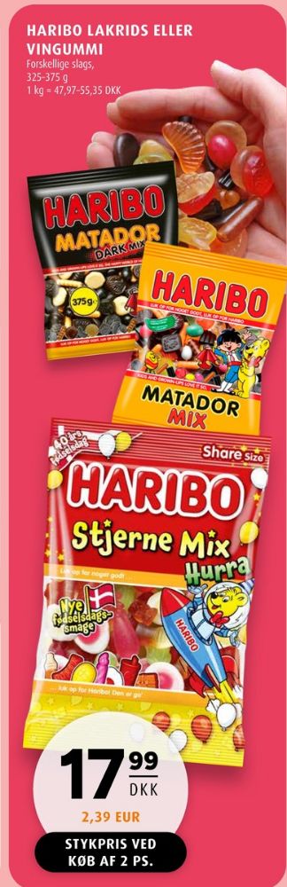 Haribo Stjernemix, Slikpose Hurra
