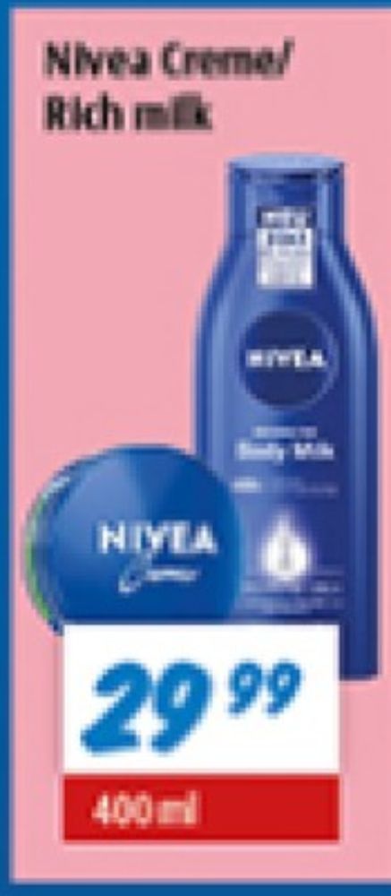 Nivea, Bodylotion