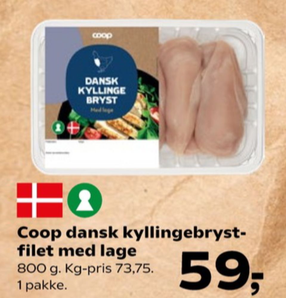 Coop, Kyllingebrystfilet