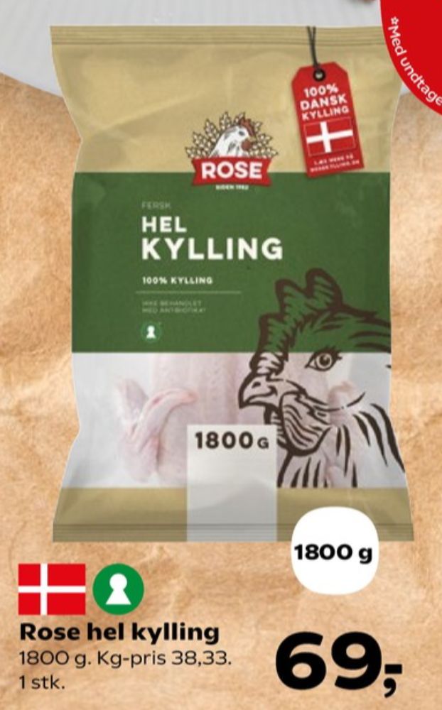 Rose, Kylling