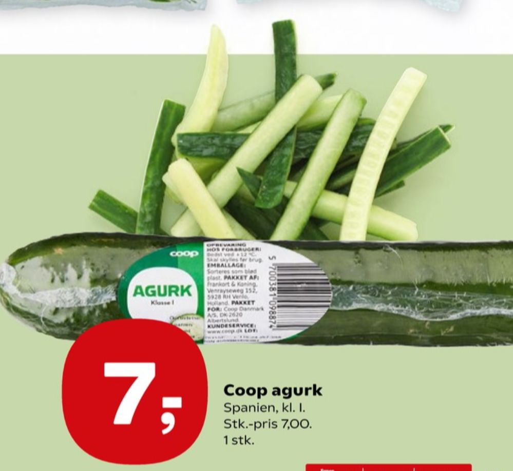 Coop, Agurk