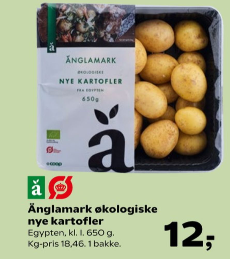 Änglamark, Kartofler
