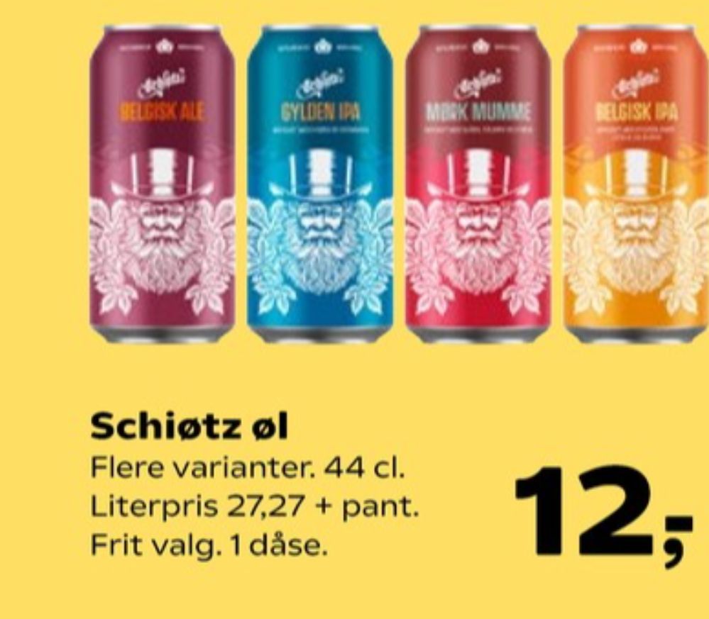 Schiøtz Belgisk Ale, Specialøl