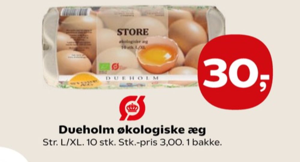 Dueholm, Økologiske æg L/XL