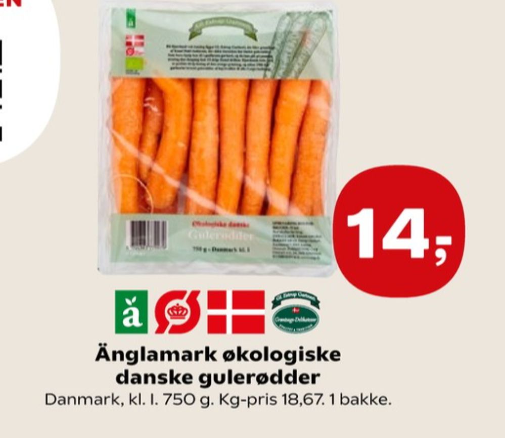 Änglamark, Gulerødder