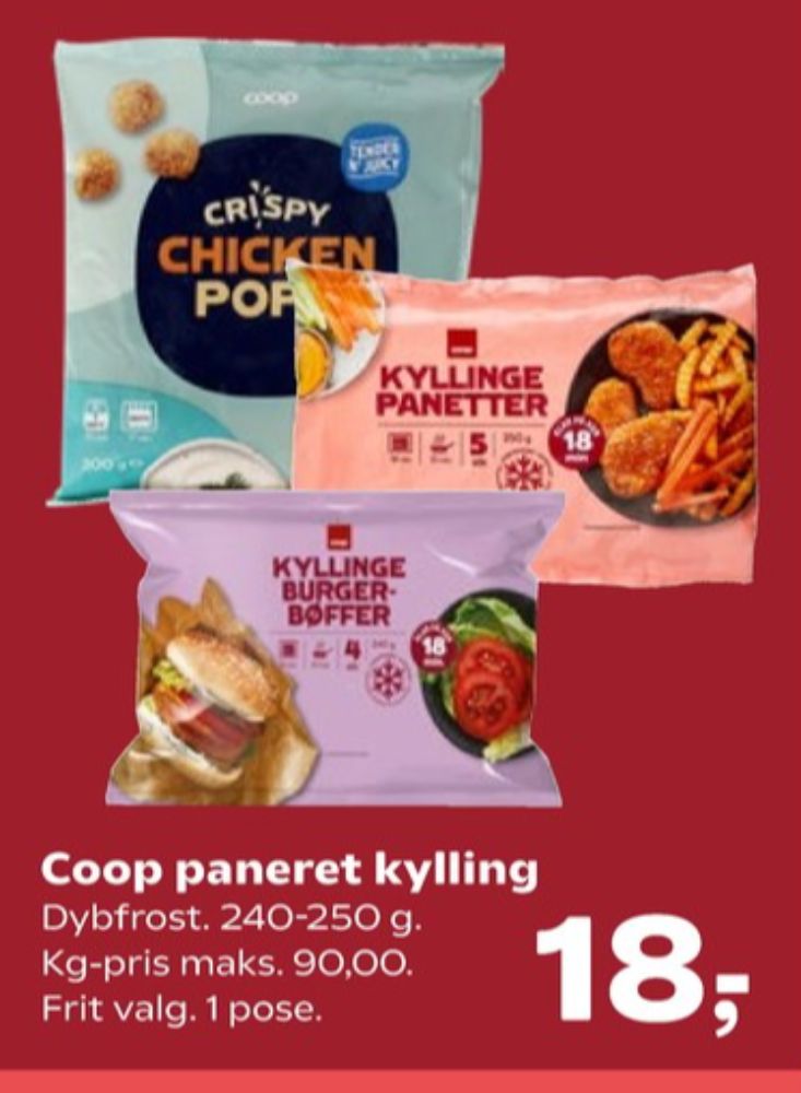 Coop, Kyllingepanetter