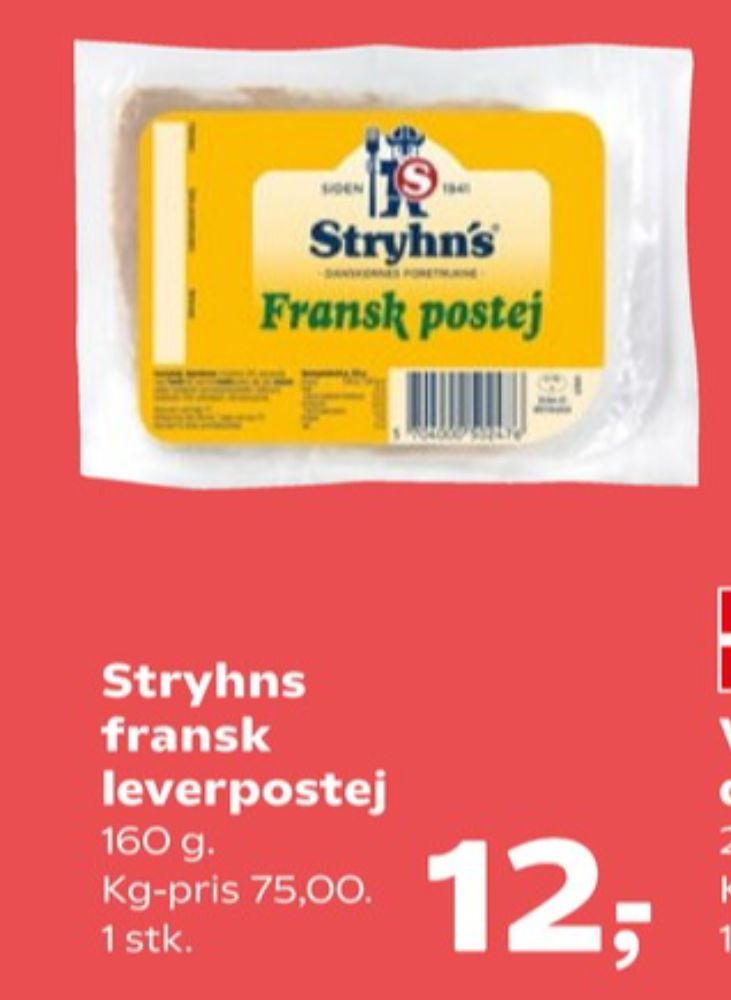 Stryhns Fransk Postej, Leverpostej