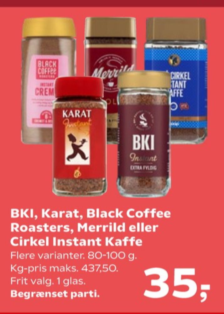 Merrild Gold, Instant Kaffe