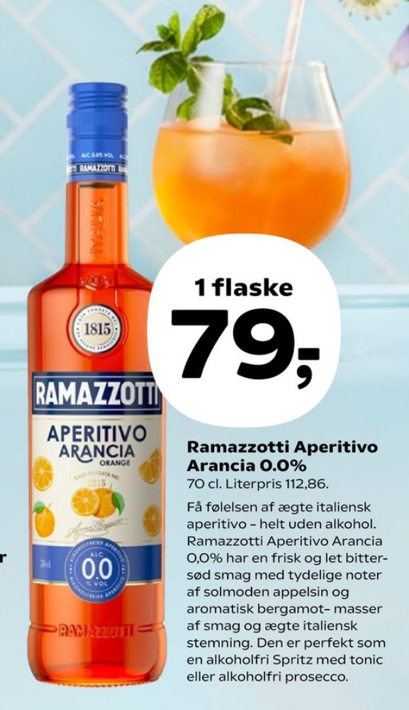 Ramazzotti, Aperitif