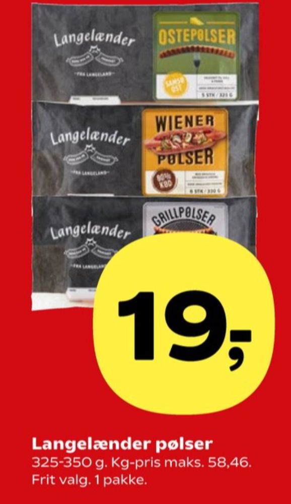 Langelænder, Wienerpølser