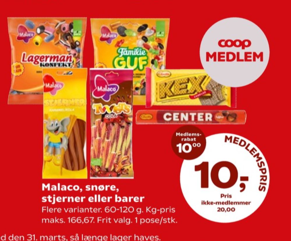 Malaco Lagerman Konfekt, Lakridskonfekt