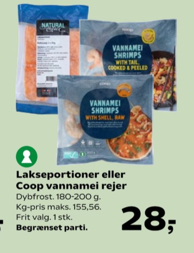 Natural Choice, Lakseportioner