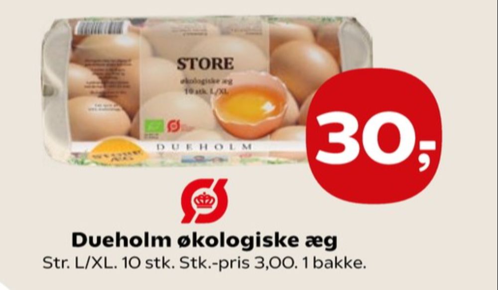 Dueholm, Økologiske æg L/XL
