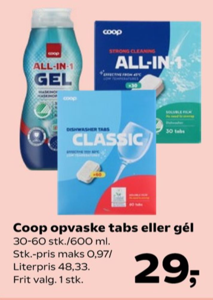 Änglamark, Maskinopvask-tabs