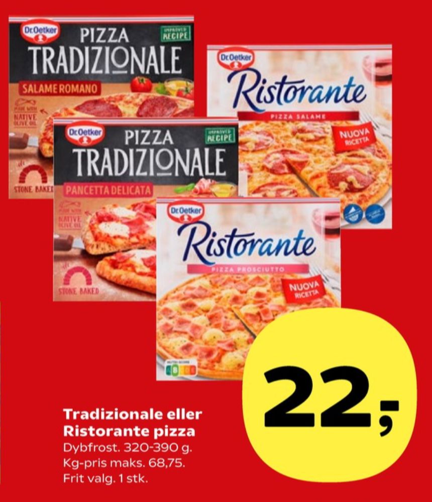 Tradizionale, Pancetta Delicata Pizza