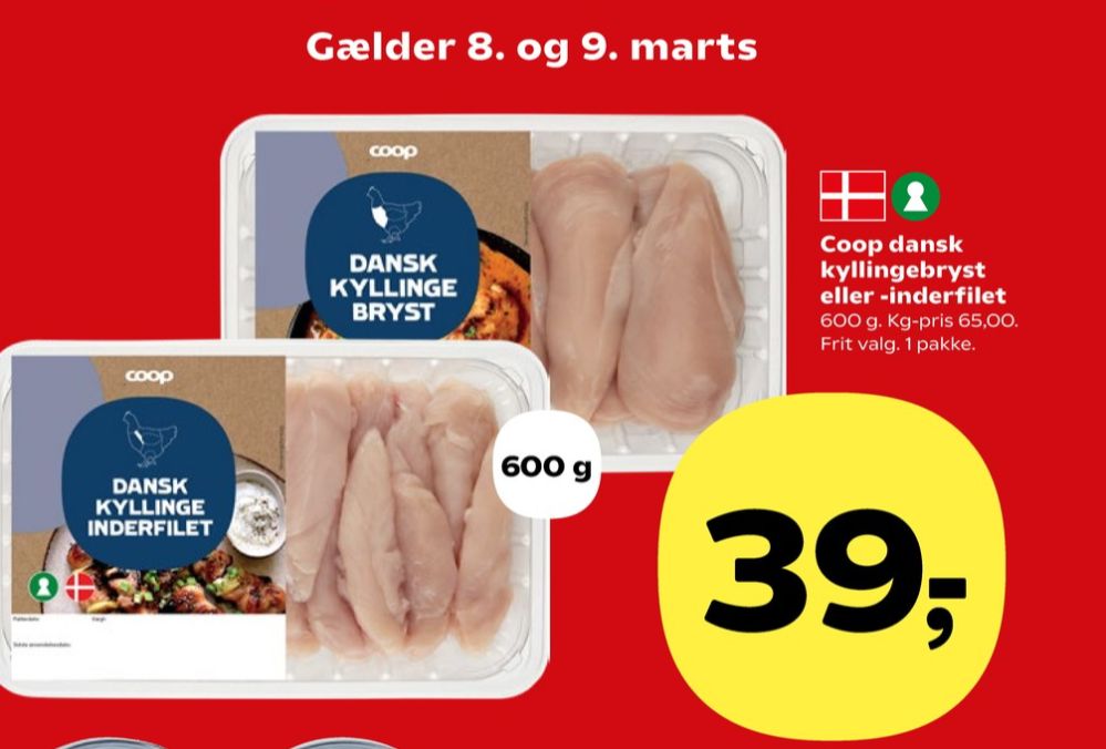 Coop, Kyllingebrystfilet