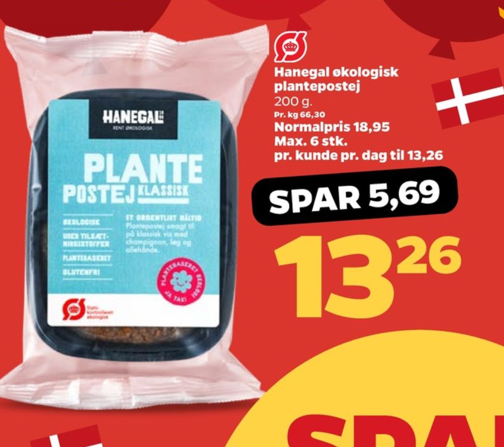 Hanegal, Plantepostej