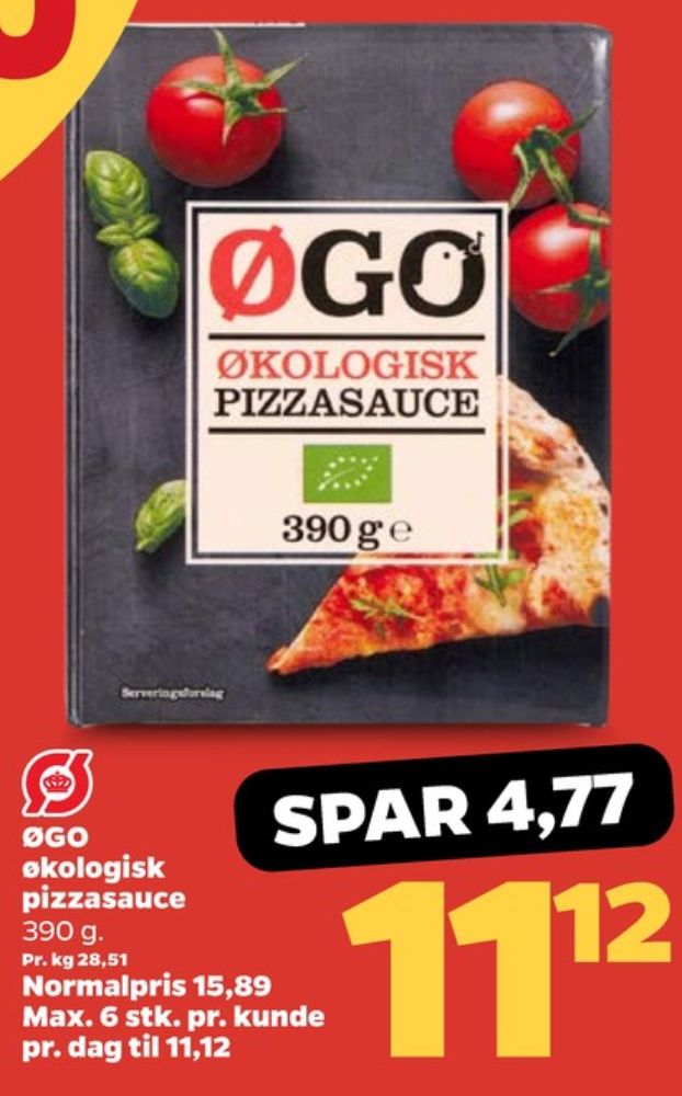 ØGO, Pizzasauce