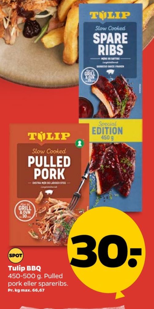 Tulip, Spareribs