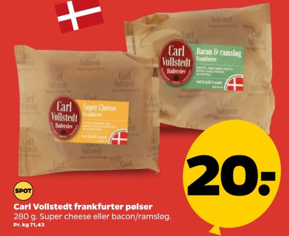 Carl Vollstedt's Eftf., Bacon & Ramsløg Frankfurter