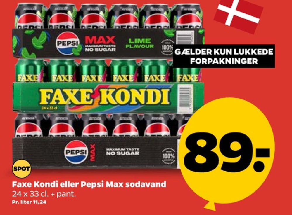 Faxe Kondi, Sportssodavand 24 pk.