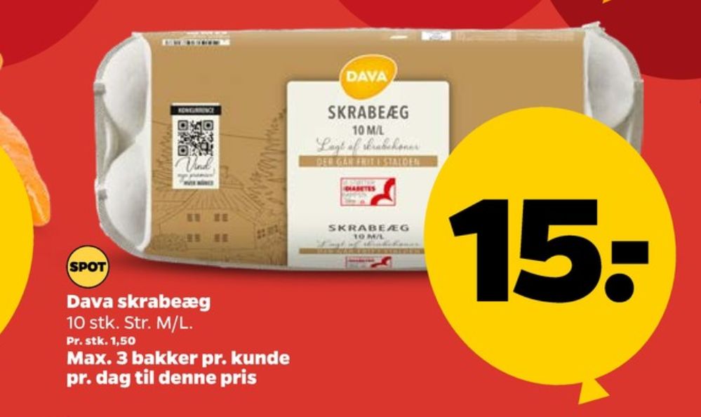 DAVA Foods, Skrabeæg M/L