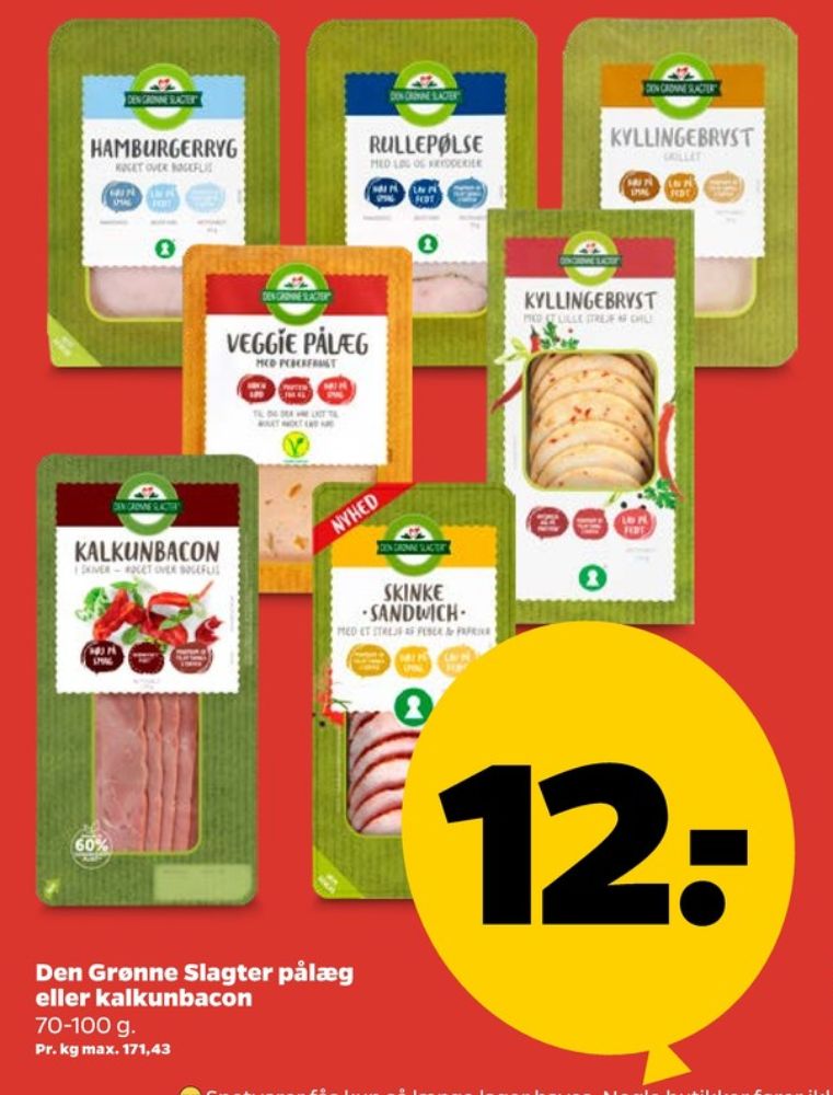 Den Grønne Slagter, Veggiepålæg Peberfrugt