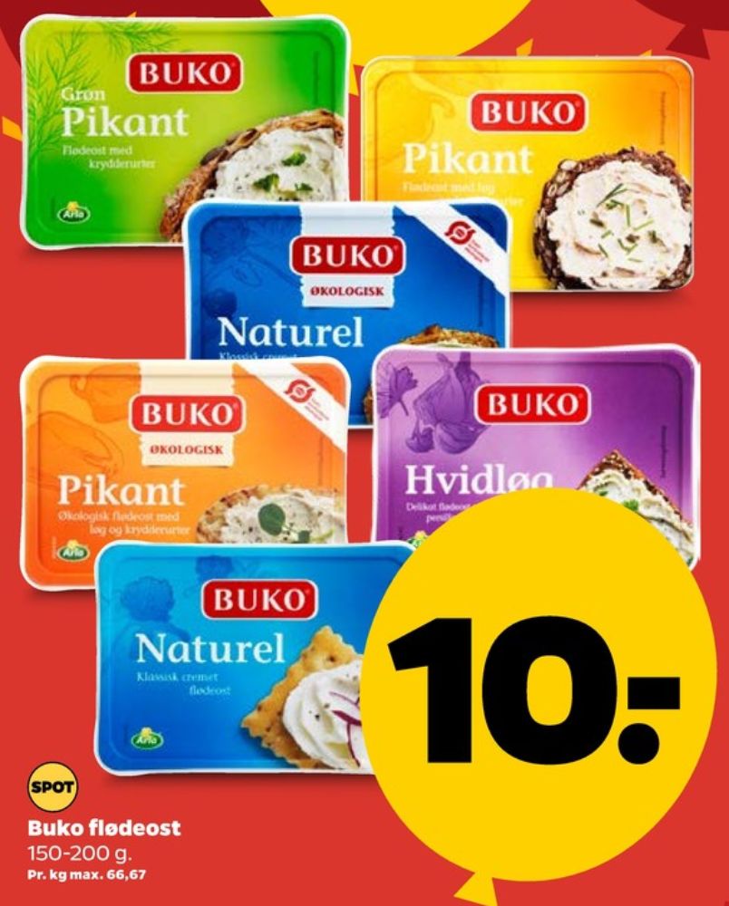 Buko, Flødeost Naturel