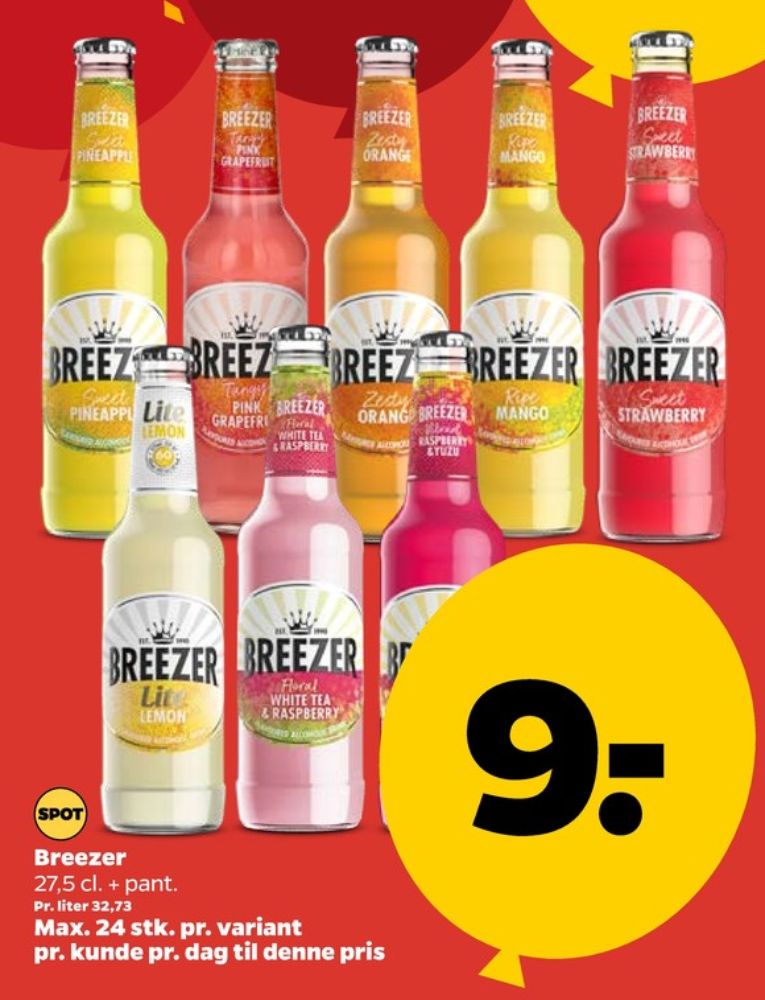 Bacardi Breezer, Zesty Orange RTD