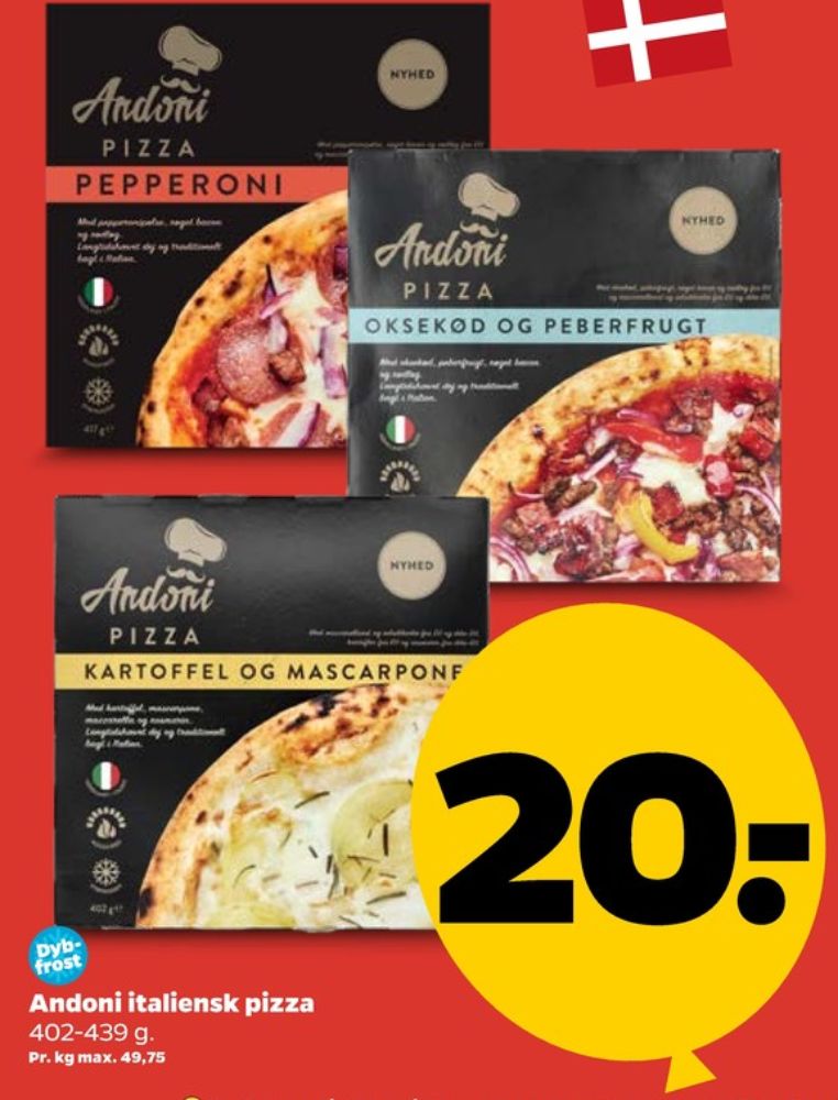 Andoni, Pepperoni Pizza