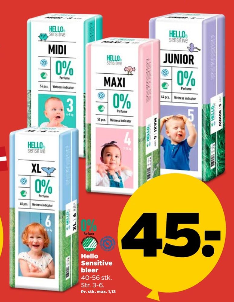 Hello Sensitive Midi, Bleer str 3 4-9 kg