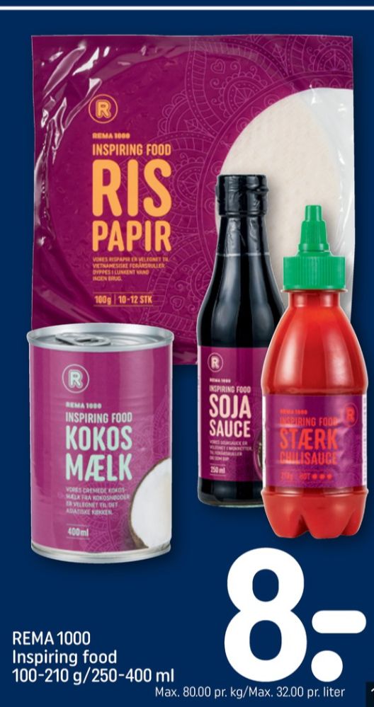 Rema 1000 Inspiring food, Kokosmælk