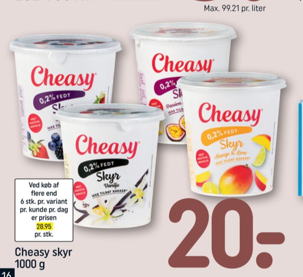 Cheasy, Passion & Banan Skyr