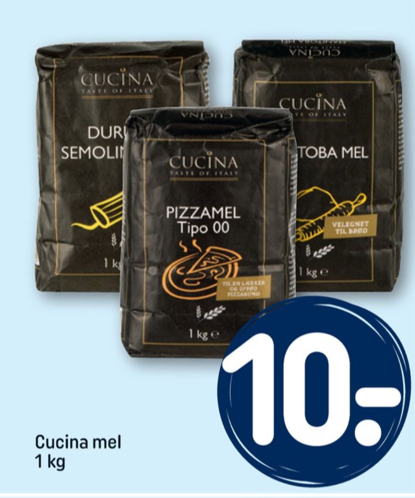 Cucina, Pizzamel