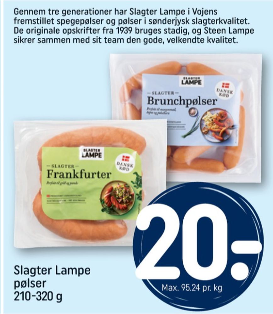 Slagter Lampe, Frankfurter