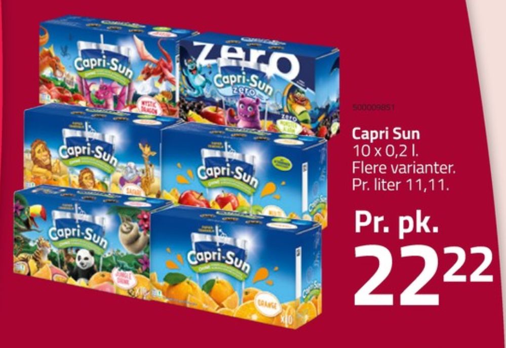 Capri-Sun, Frugtdrik Monsteralarm
