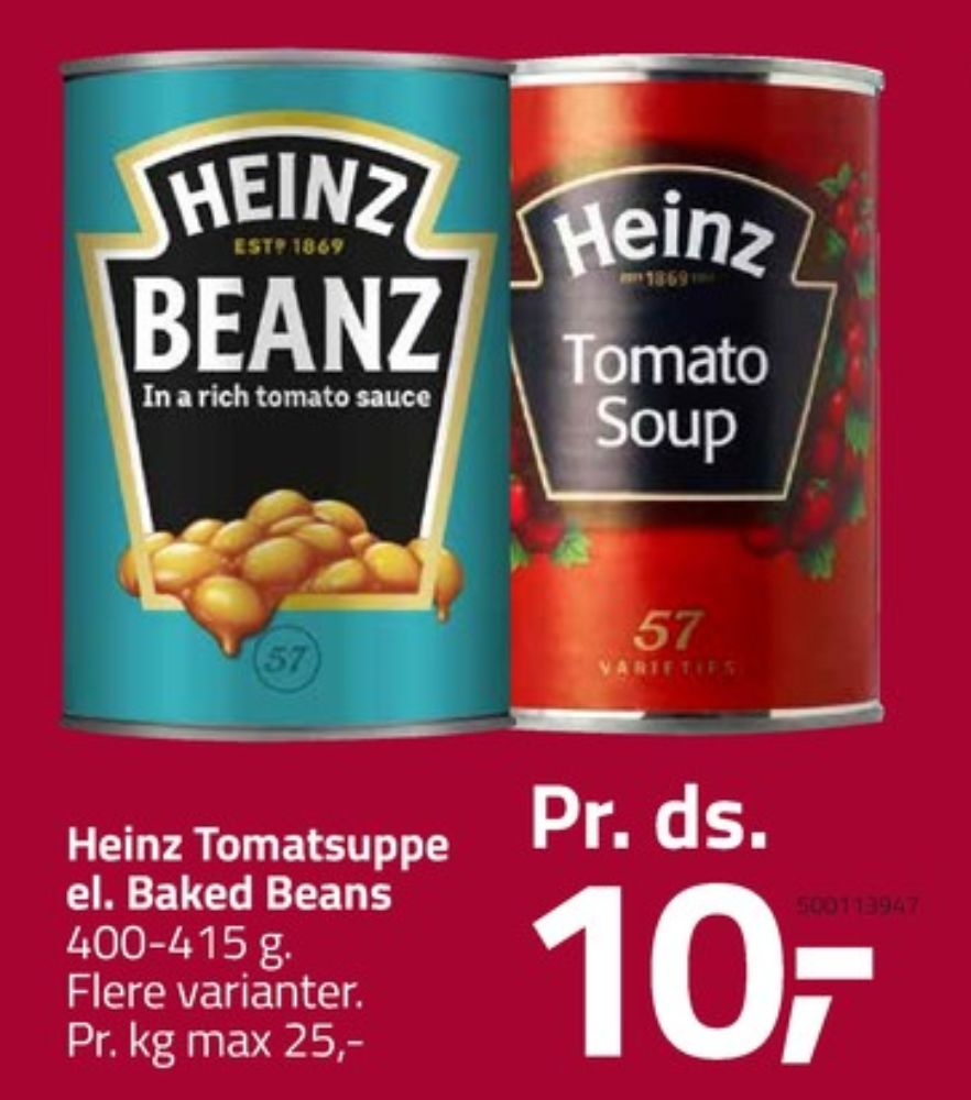 Heinz, Bønner