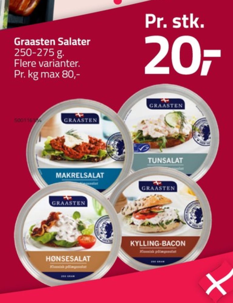 Graasten, Kylling & Baconsalat