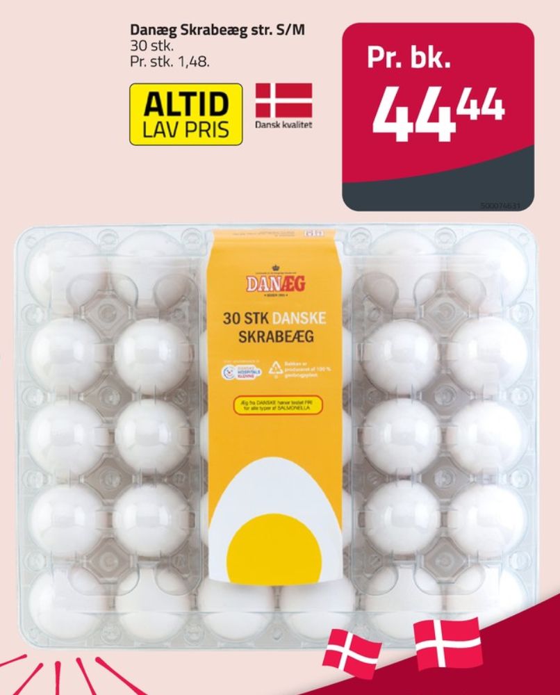 Danæg, Skrabeæg S/M