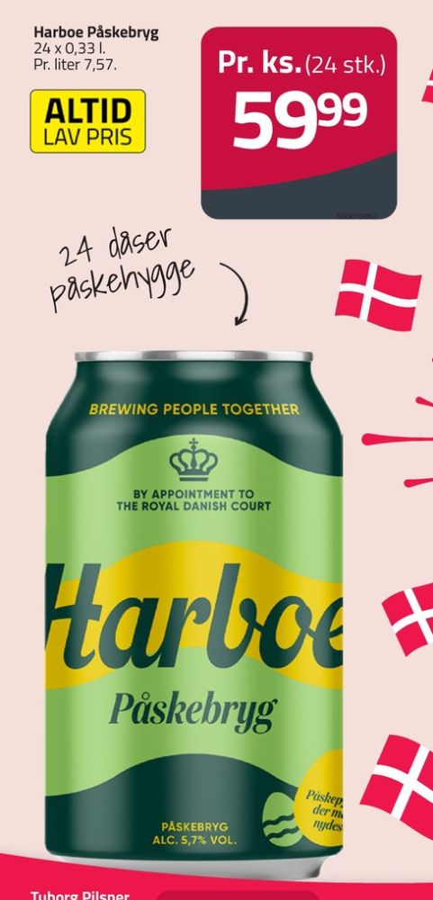 Harboe Påskebryg, Øl 24 pk.