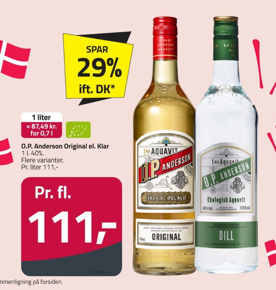 OP Anderson Original, Akvavit