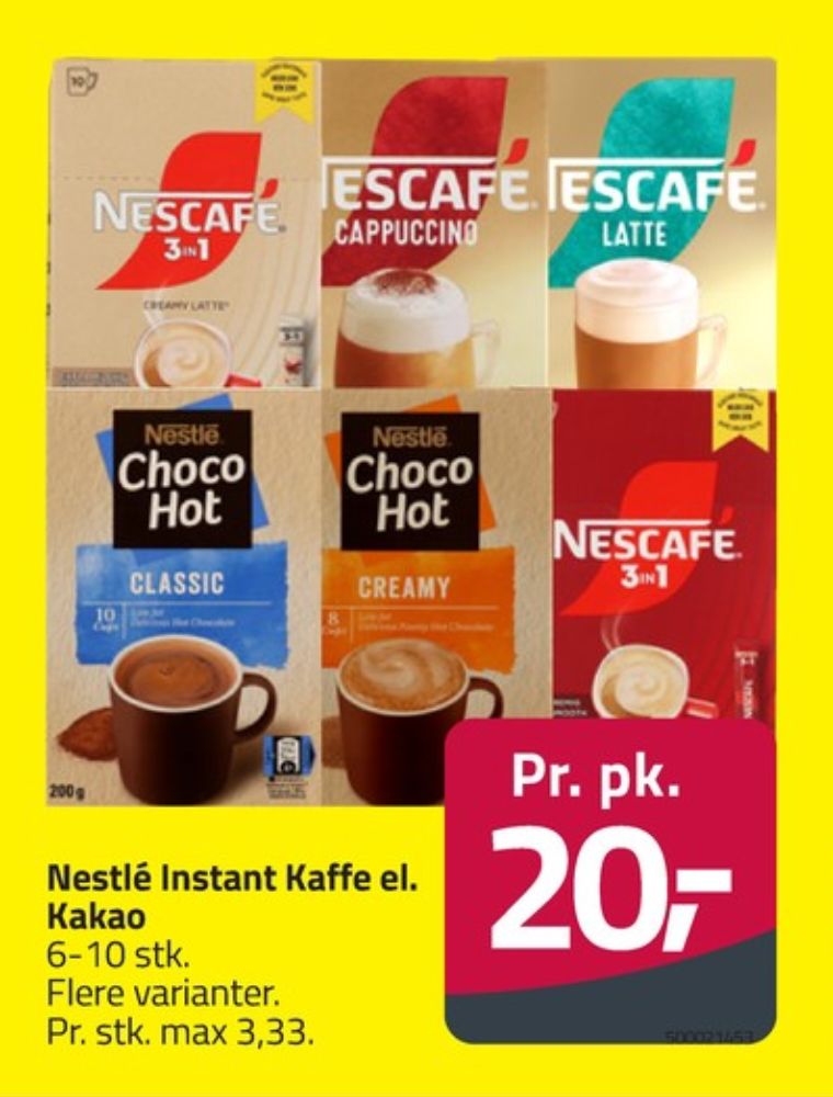 Nescafe 3in1, Instant Kaffe